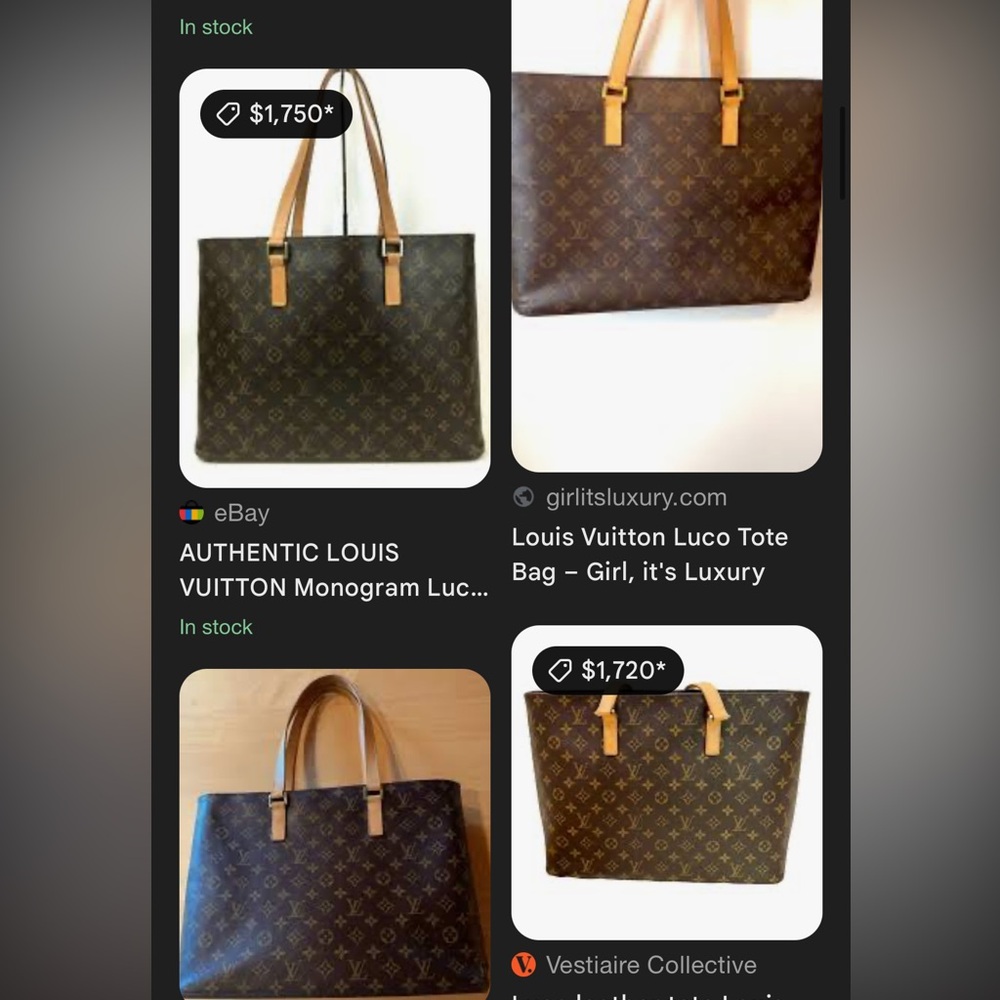 Louis Vuitton Monogram Luco Tote - Picture 11 of 11
